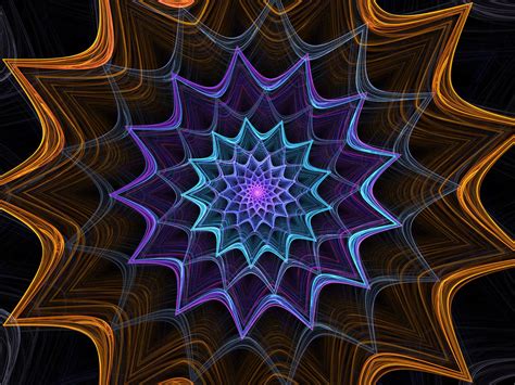 wallpaper fractal, cobweb, pattern, tangled, abstraction HD : Widescreen : High Definition ...