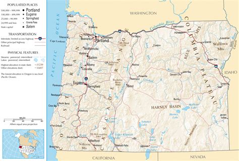 Oregon Road Map Printable - Free Printable Maps