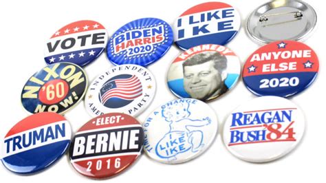 Political and Presidential Campaign Buttons - Wacky Buttons