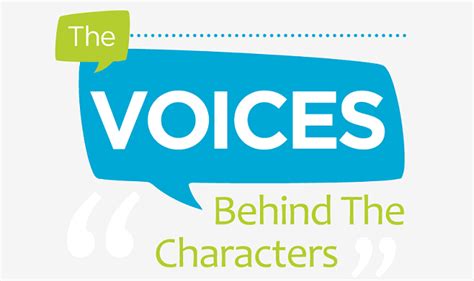 The Voices Behind The Characters #infographic - Visualistan