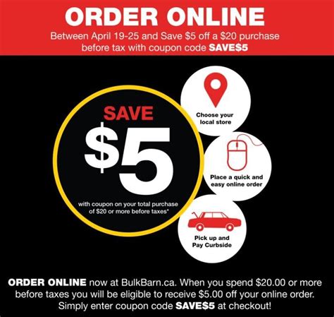 $5 off a $20 Purchase Online With Coupon Code at Bulk Barn | Indianapolis Coupons | Daily Draws ...