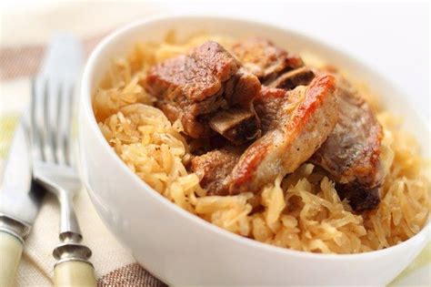 Spareribs and Sauerkraut | Recipe | Pork and sauerkraut recipe, Sauerkraut recipes, Crockpot ...