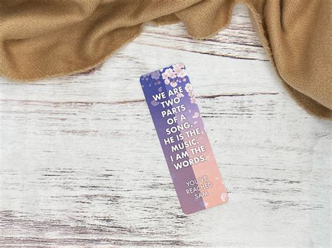 You've Reached Sam Quote Bookmark - Etsy