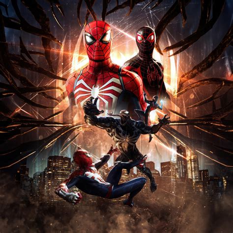 Wallpaper marvel's spider-man 2, game of 2023 desktop wallpaper, hd ...