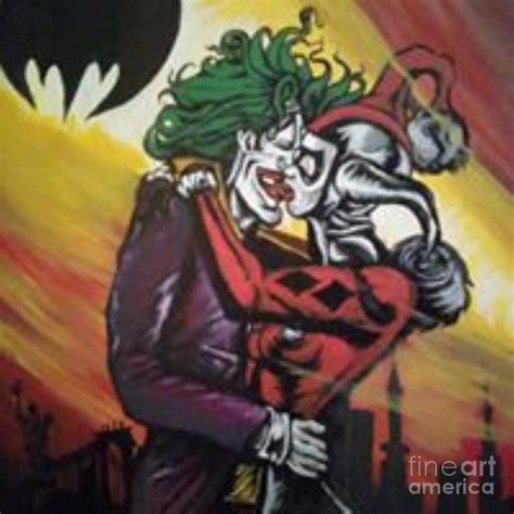 the Joker and Harley Quinn Painting by Charles Porter - Fine Art America