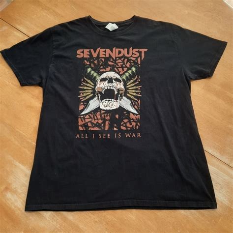 Sevendust | Shirts | Vintage Sevendust All I See Is War Graphic Band ...