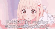 Anime Girl Reading A Book GIFs | Tenor