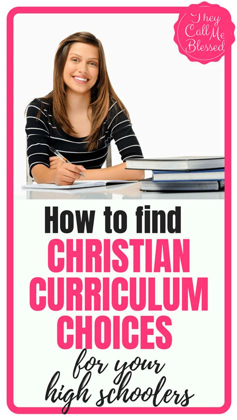 How to Find Christian Curriculum Choices for Your High Schoolers