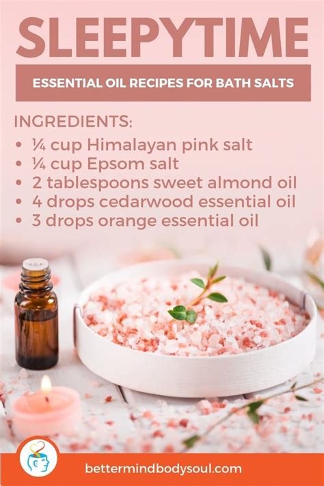 21 Essential Oil Recipes for Bath Salts | Bath salts diy recipes, Diy ...