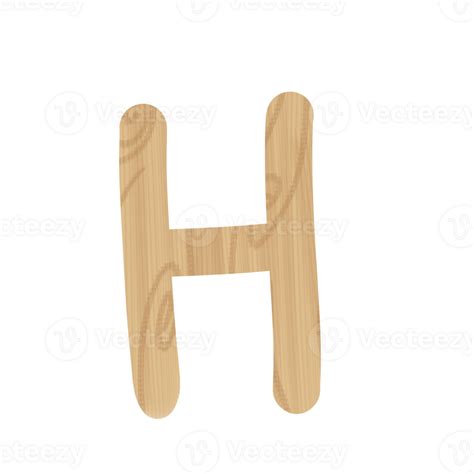 Wood Texture Alphabet 34723215 PNG