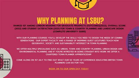 School of LSS on Twitter: "Why Planning at LSBU? Book on to our Open Day today! https://t.co ...