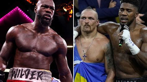 Oleksandr Usyk reveals prediction for Anthony Joshua vs Deontay Wilder ...