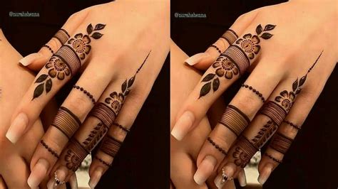 Stylish #Finger mehndi design for hand | New finger mehndi | Simple mehndi | #Mehndi designs ...