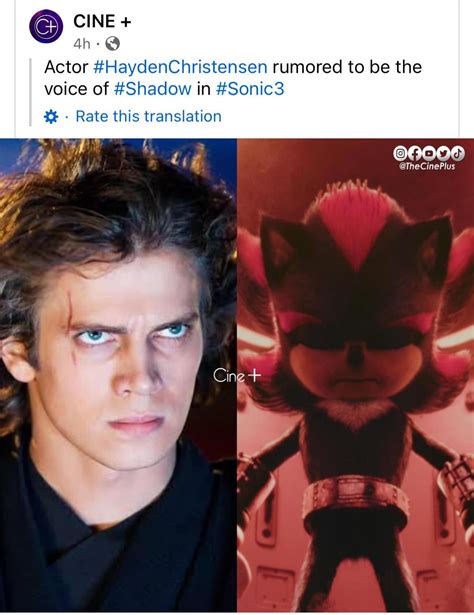 Rumored Shadow voice actor : r/SonicTheMovie