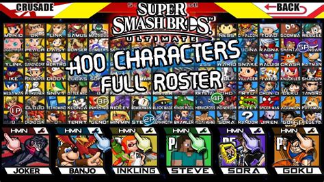 SSB'Crusade Ultimate 2D - All Characters + Alternate Costumes & Colors ...