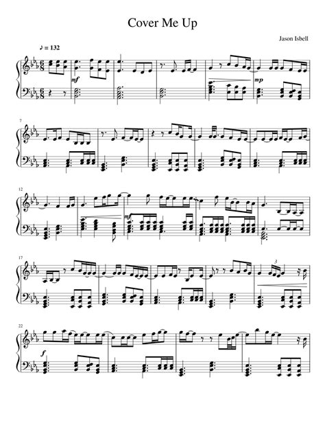 Cover Me Up sheet music for Piano download free in PDF or MIDI