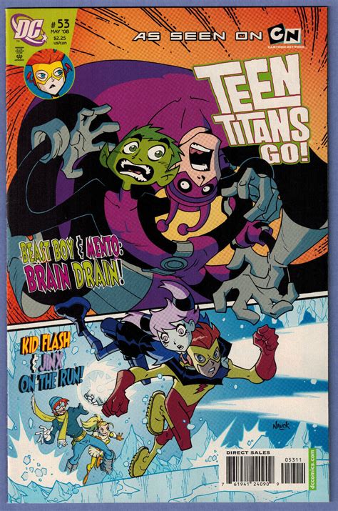 TEEN TITANS GO #53 2008 1ST NEW WONDER GIRL BEAST BOY KID FLASH JINX NM/MT SHARP | eBay