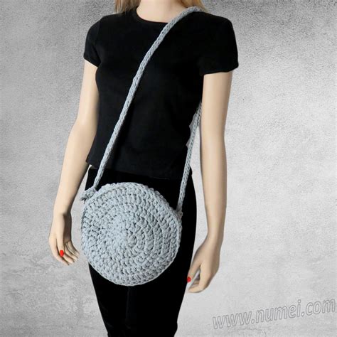 Crochet / Knitting Pattern: Boca Round Crossbody Bag