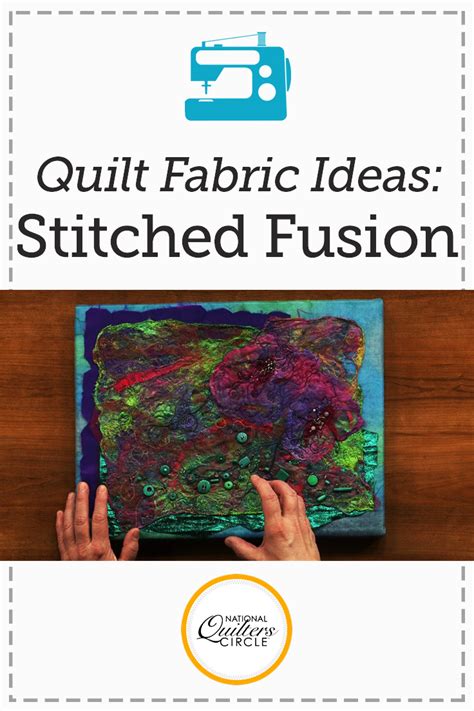 Heather Thomas introduces you to a fun and unique quilting technique known as stitched fusion ...