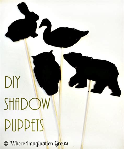 Printable Shadow Puppets Diy