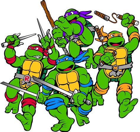 Teenage Mutant Ninja Turtles Characters 1987