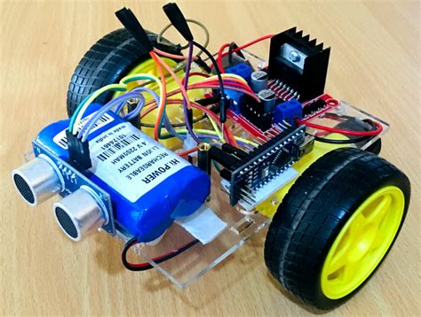 Arduino Based Obstacle Avoiding Robot Project with Code and Circuit Diagram