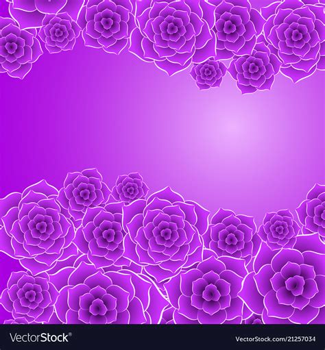 Beautiful violet rose flower background Royalty Free Vector