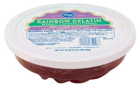 Kroger® Rainbow Gelatin Dessert, 24 oz - Fry’s Food Stores