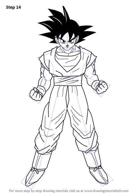 How To Draw Dragon Ball Z Goku - hantumanu