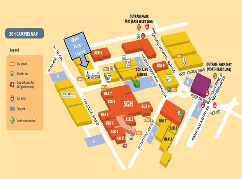 SGH Campus Map