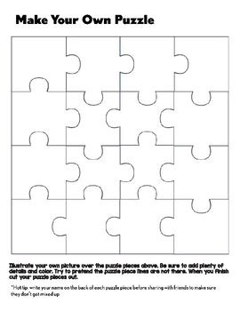 Create Your Own Puzzle by Caren Lewis | Teachers Pay Teachers