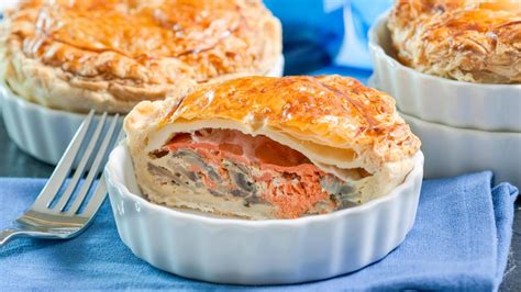 Salmon Duo and Mushroom Pie - Online Culinary School (OCS)