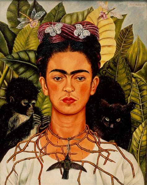 Self-portrait with monkeys, Frida Kahlo, 1940 | Frida kahlo paintings, Frida kahlo art