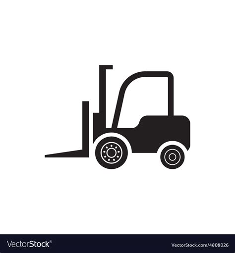 Forklift truck icon Royalty Free Vector Image - VectorStock