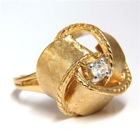 .10ct diamonds vintage bow tie ring 14kt | Vintage diamond, Vintage bow ...