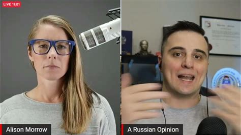 American reporter interviews a Russian about Ukraine | Alison Morrow ...