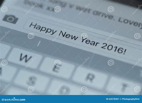 Happy New year 2016 text stock image. Image of start - 64578401