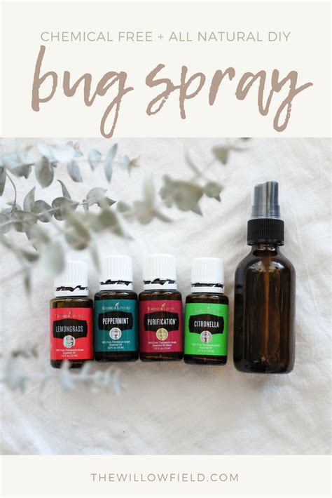 Chemical Free + All Natural DIY Bug Spray — THE WILLOW FIELD