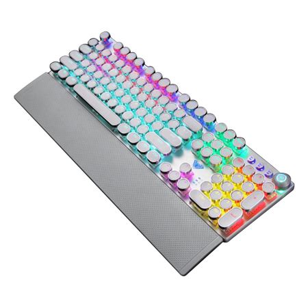 Mechanical Keyboard,Ergonomic Keyboard with Detachable Wrist Rest ...