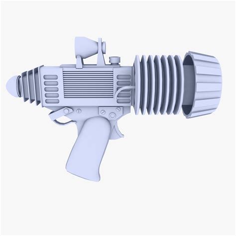 Ray Gun V2 3D Model Game ready .max .obj .3ds .fbx .dxf - CGTrader.com