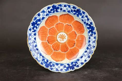 RARE ANTIQUE CHINESE porcelain lotus dish, Qing period. $650.00 - PicClick
