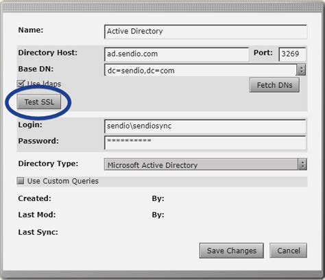 Enabling LDAPS to Active Directory - Sendio Support