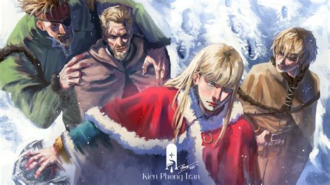 thorfinn, askeladd, canute, and thorkell (vinland saga) drawn by phng_11_02 | Danbooru