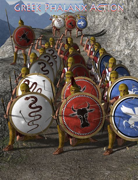 Greek Phalanx Action | 3D Models and 3D Software by Daz 3D