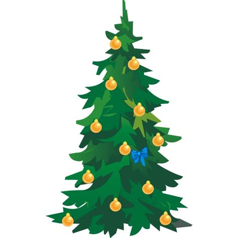Christmas Tree Vector Art - Cliparts.co
