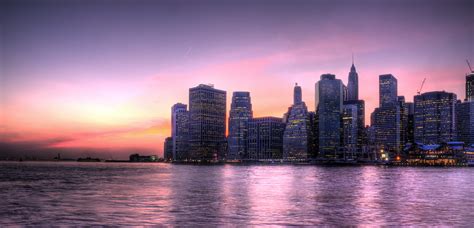 New York skyline at sunset : pics