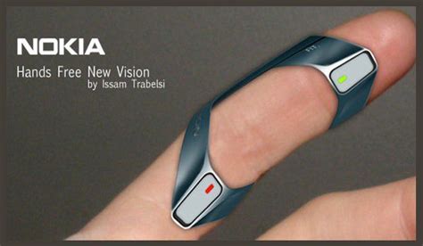 Nokia FIT: Cell Phone Concept Which Fits Onto Your Finger - IPPINKA | Wearable phone, Prepaid ...