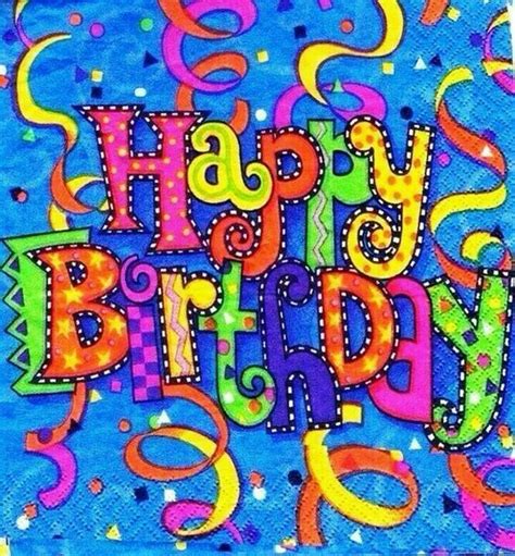 Confetti Happy Birthday | Happy birthday greetings, Late happy birthday ...