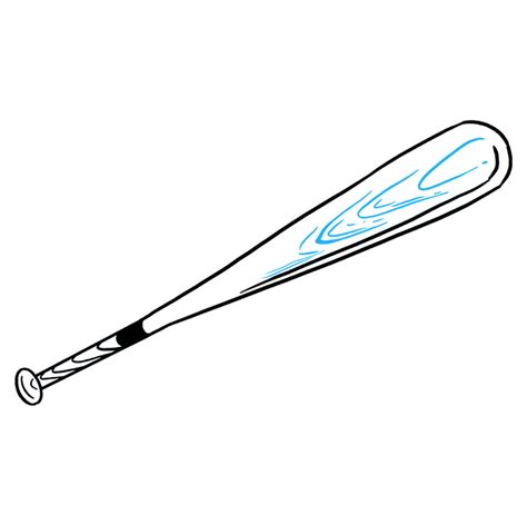 How to Draw a Baseball Bat - Really Easy Drawing Tutorial