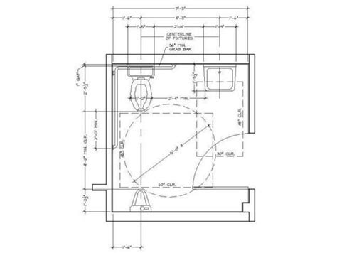 Ada Single Restroom Layout - omahdesignku